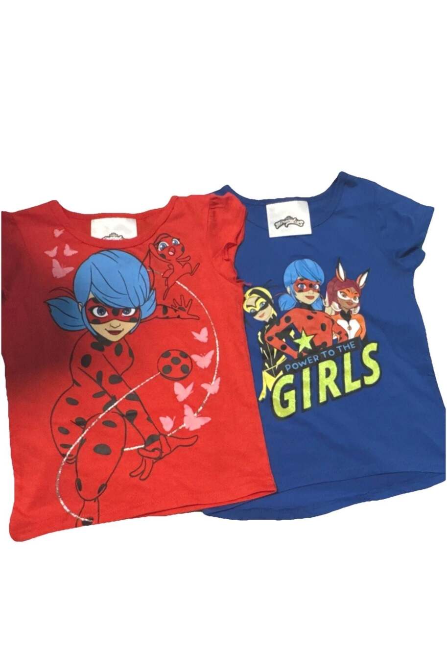 Miraculous Ladybug Girls T-Shirt Set Size 4